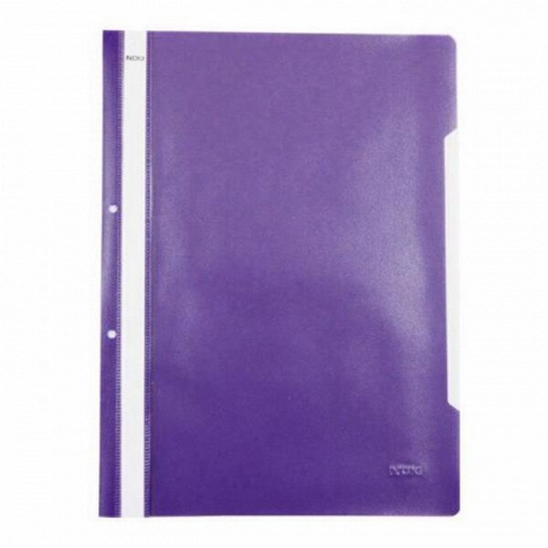 Dosar plastic cu sina si perforatii, lila, JETFILE