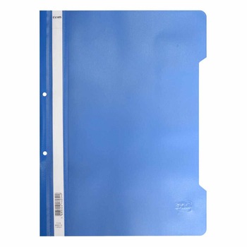 Dosar plastic cu sina si perforatii, albastru, JETFILE Dosar plastic cu sina si perforatii, albastru, JETFILE