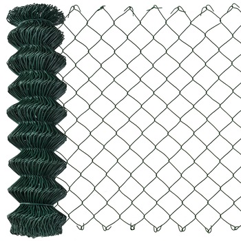 Gard plasa de sarma plasa de sarma plumbata cu invelis PVC, pro.tec, 15 x 0.8 m, metal, verde Gard plasa de sarma plasa de sarma plumbata cu invelis PVC, pro.tec, 15 x 0.8 m, metal, verde