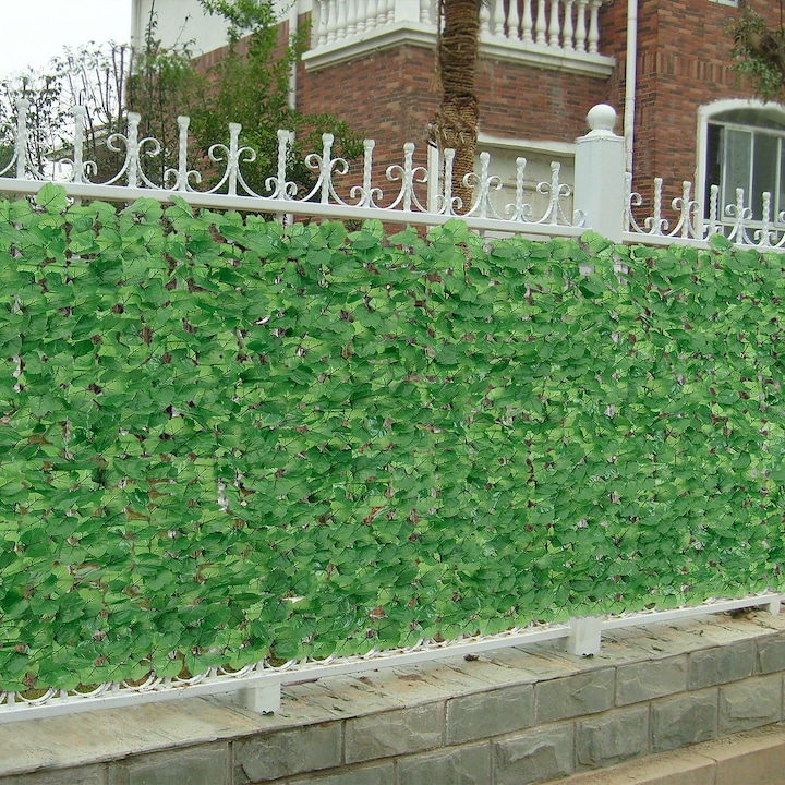 Ограда, изпъстрена с листа [neu.haus]® 300 x 150cm