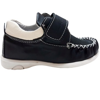 Mocasini copii Tino negri din piele naturala 28 Mocasini copii Tino negri din piele naturala 28