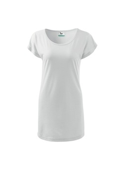 Tricou tip rochie , Malfini, alb, 2XL Tricou tip rochie , Malfini, alb, 2XL