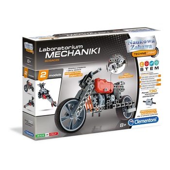 Laboratorul de Mecanica, Motocicleta, Clementoni 60955, 8 ani+ Laboratorul de Mecanica, Motocicleta, Clementoni 60955, 8 ani+