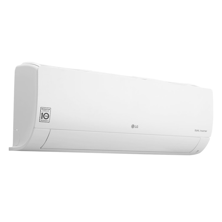 Aparat de aer conditionat LG Standard Wi-Fi 24000 BTU, Clasa A++, Functie incalzire, 10 ani garantie compresor, Filtru protectie Dual, Controlul energiei active, S24ET Dual Inverter, R32