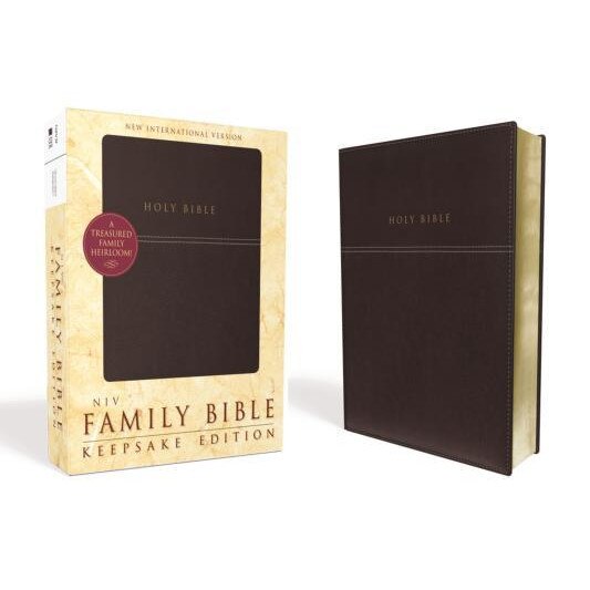 Family Bible-NIV-Keepsake, Zondervan Bibles (Manufactured by)