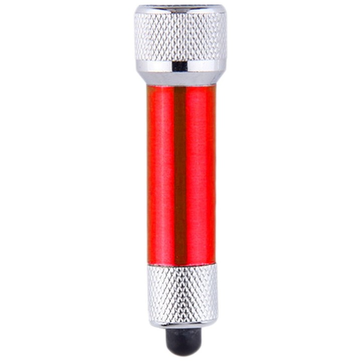 Lanterna Entac tip breloc, culoare rosu