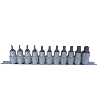 Set de imbusuri Torx Plus pe blister cu adaptor 1/2 Set de imbusuri Torx Plus pe blister cu adaptor 1/2