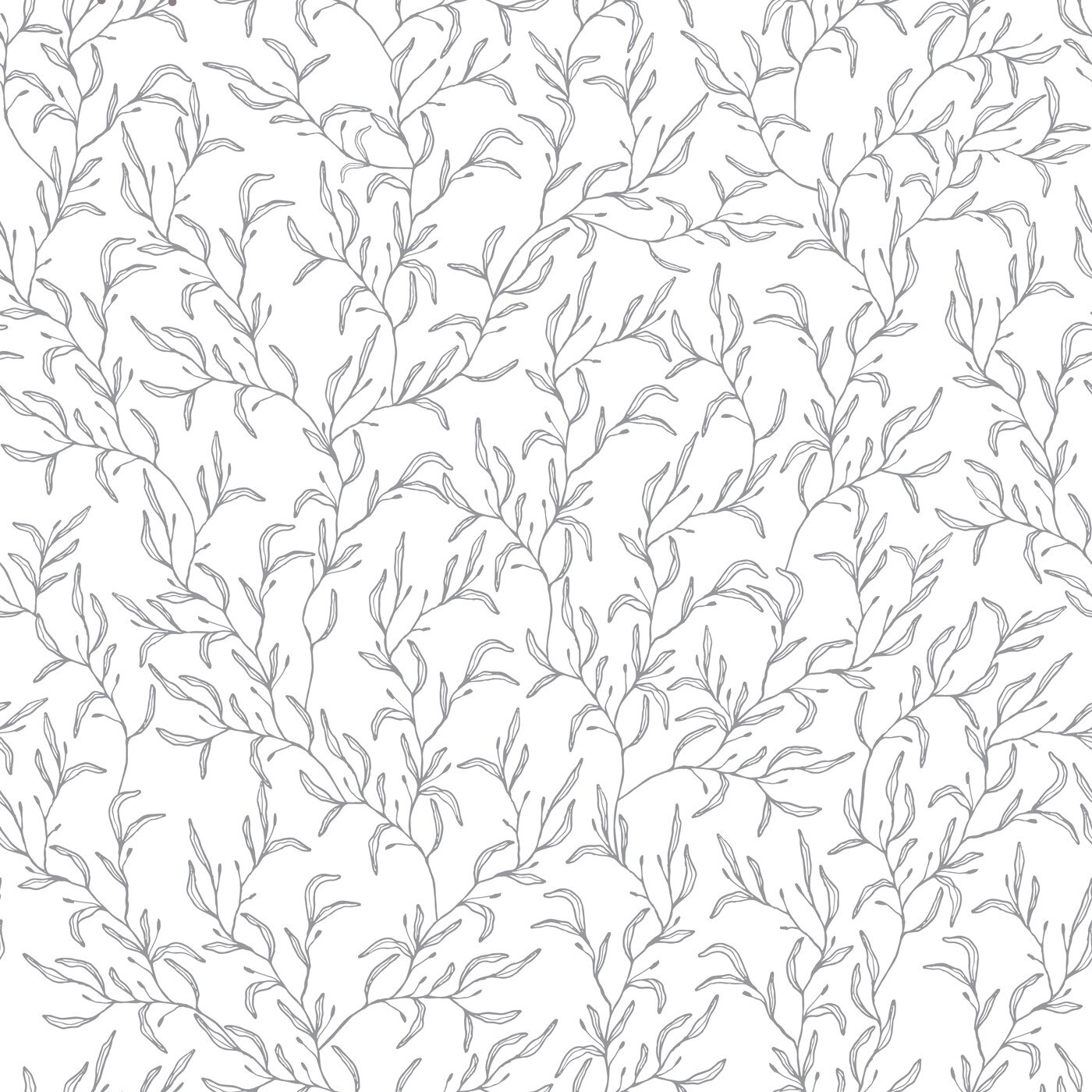 Tapet Premium Artfoyer - Grey small leaves, Vlies (Non-Woven), Eco Frendly, Nu necesita adeziv, Set 3 role, 5,4 mp