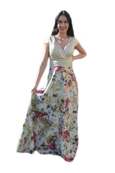 Rochie fashion de ocazie, D&J Exclusive, Auriu Rochie fashion de ocazie, D&J Exclusive, Auriu