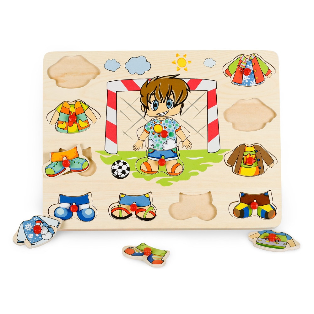 Puzzle din lemn, Pino, Baiat fotbalist