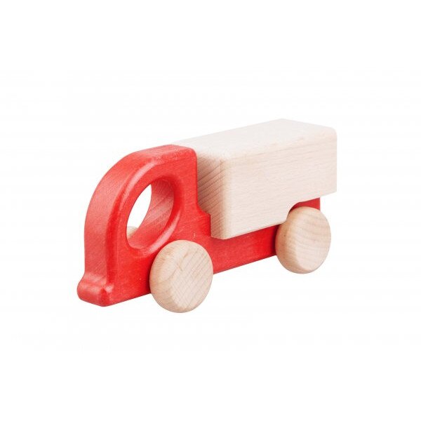 Jucarie din lemn Lupo - Zuk Rosu