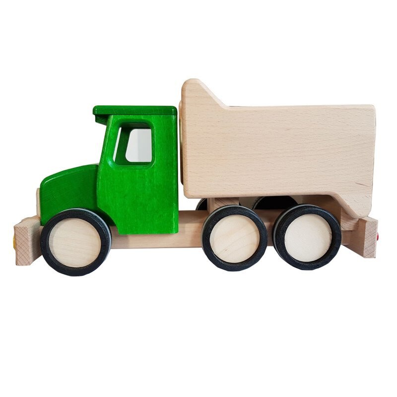 Jucarie din lemn Lupo- Basculanta Verde
