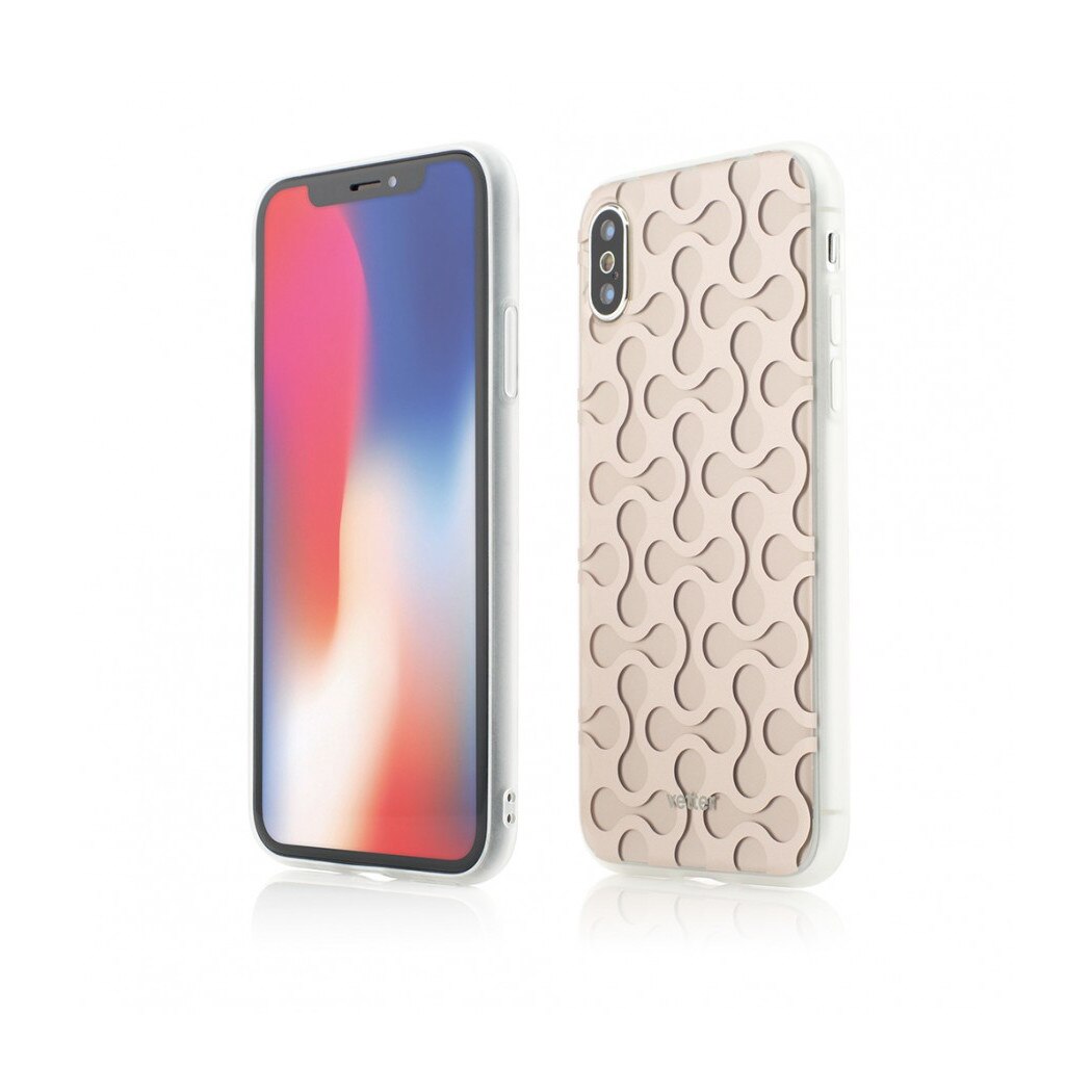 Husa iPhone X XS Soft Pro 3D Vetter Gold