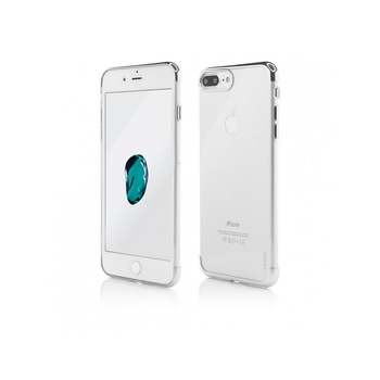 Husa iPhone 7 Plus / 8 Plus Clip -On Shiny Soft Vetter Silver Husa iPhone 7 Plus / 8 Plus Clip -On Shiny Soft Vetter Silver