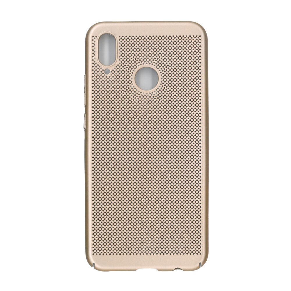 Husa de protectie spate, EuroCell Air, cu perforatii pentru Huawei P 20 Lite, auriu