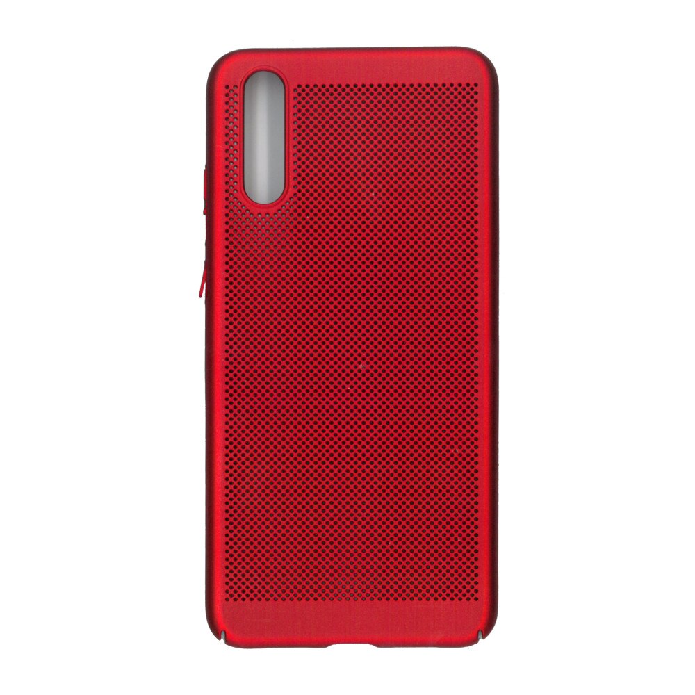 Husa de protectie spate, EuroCell Air, cu perforatii pentru Huawei P20, rosu