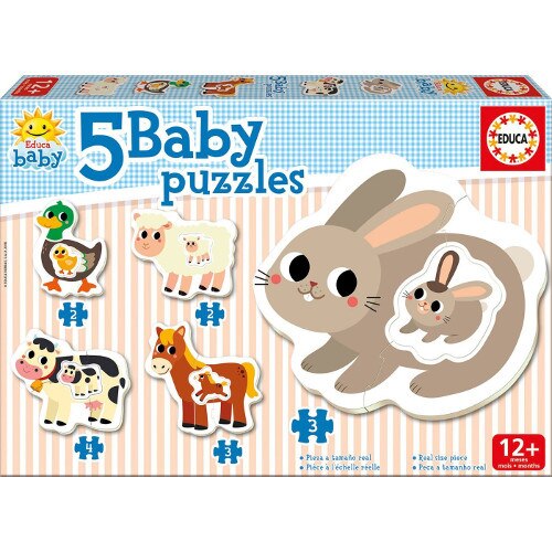 Puzzle Educa Baby the Farm 14 Piese