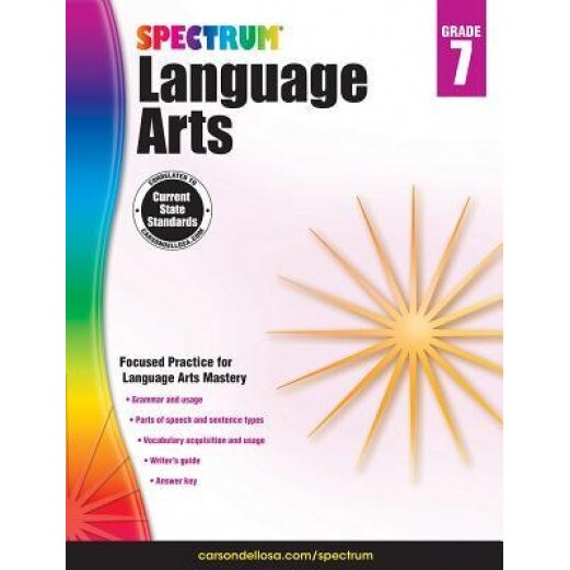 Spectrum Language Arts, Grade 7, Spectrum (Compiled by)