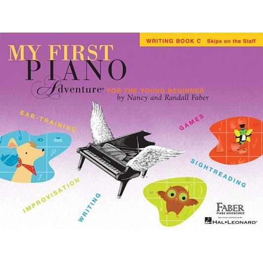My First Piano Adventure, Writing Book C, Skips on the Staff: For the Young Beginner,