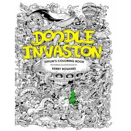 Doodle Invasion: Zifflin's Coloring Book, Zifflin (Author)