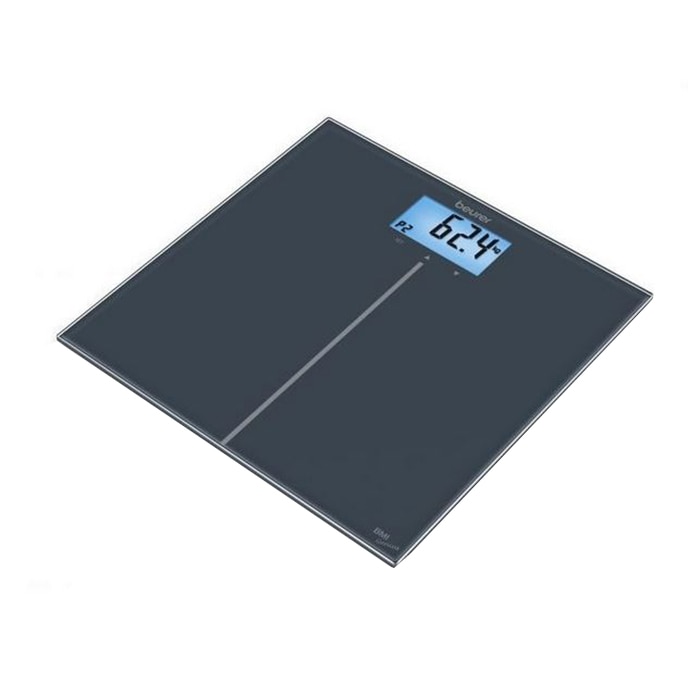Cantar corporal Beurer GS280, 180Kg, 100g, 10 memorii, BMI, Display iluminat, Negru