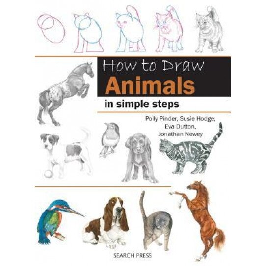 How to Draw Animals in Simple Steps, Polly Pinder (Author)