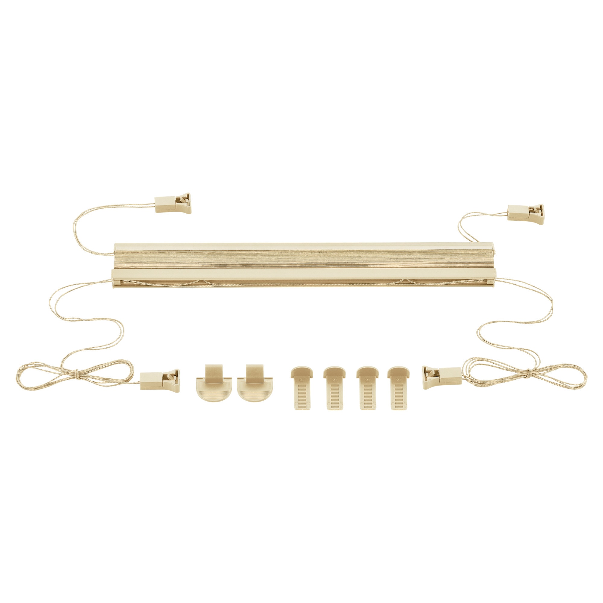 Roleta / perdea plisata, neu.haus, 65x125 cm, crem, protectie impotriva luminii si a soarelui, jaluzea, fara gaurire