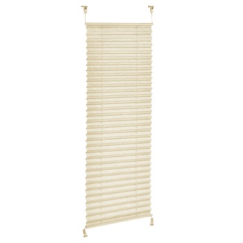 Roleta / perdea plisata, neu.haus, 100x100 cm, crem, protectie impotriva luminii si a soarelui, jaluzea, fara gaurire Roleta / perdea plisata, neu.haus, 100x100 cm, crem, protectie impotriva luminii si a soarelui, jaluzea, fara gaurire