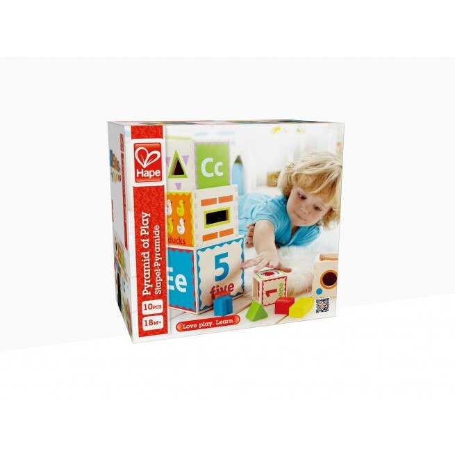 Piramida educationala, Hape, Multicolor