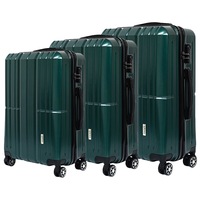 Troler KRING Stockholm, 55 cm, 65 cm, 75 cm, Verde inchis