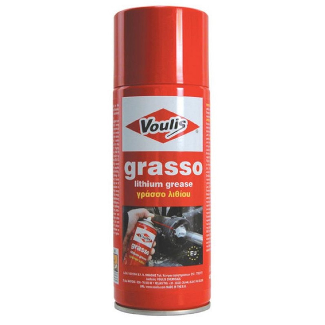 Set 12 buc x 400 ml, Spray profesional vaselina cu litiu Voulis Grasso