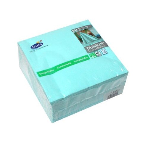 Servetel Dunilin, Blue Mint, impaturit in4, 40x40cm, 60 buc