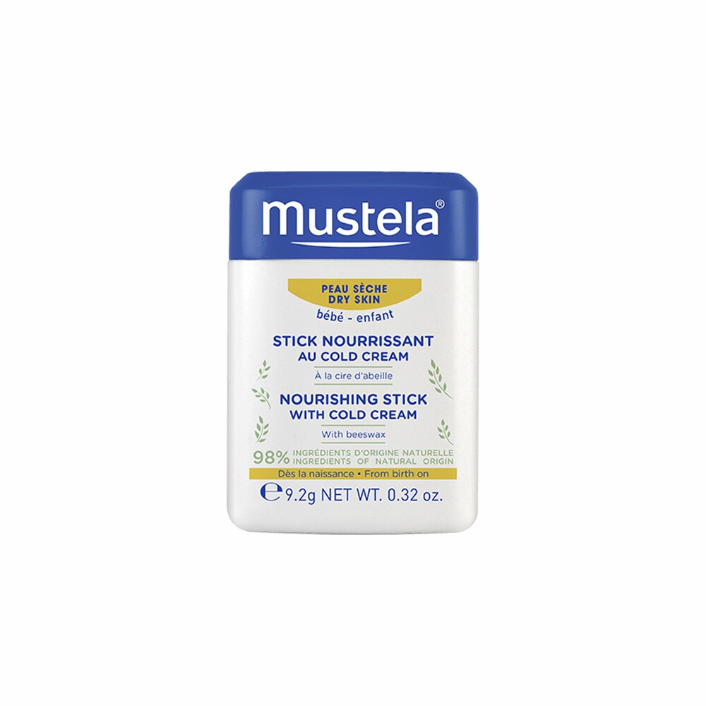 Stick balsam nutritiv pentru buze si obraji cu Cold Cream, Mustela, 9.2 g
