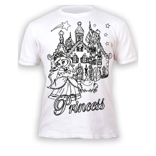 Tricou Splat Planet Princess - Coloreaza, Poarta, Spala, Repeta