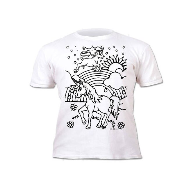 Tricou Splat Planet Unicorns - Coloreaza,Poarta,Spala,Repeta