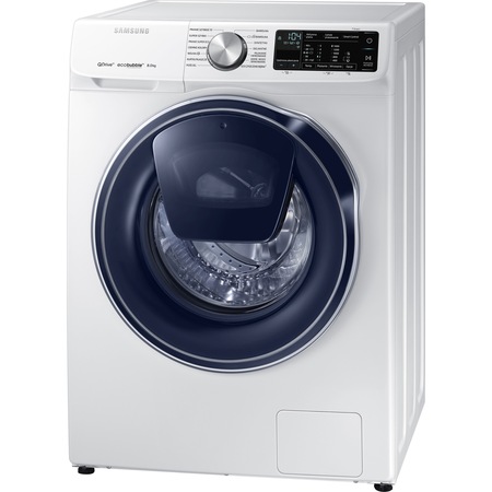 Masina de spalat rufe Samsung WW80M644OPW/LE, Quick Drive, AddWash, Eco Bubble, Motor Digital Inverter, Smart Control, 8kg, 1400 rpm, Clasa A+++, Alb