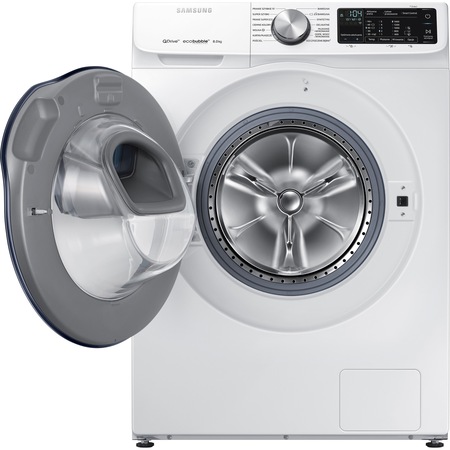 Masina de spalat rufe Samsung WW80M644OPW/LE, Quick Drive, AddWash, Eco Bubble, Motor Digital Inverter, Smart Control, 8kg, 1400 rpm, Clasa A+++, Alb