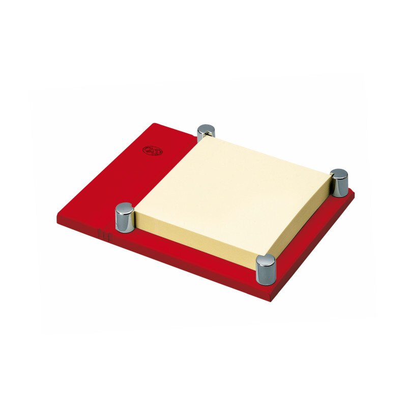 Suport El Casco M-671 pentru notite autoadezive, Crom / Rosu