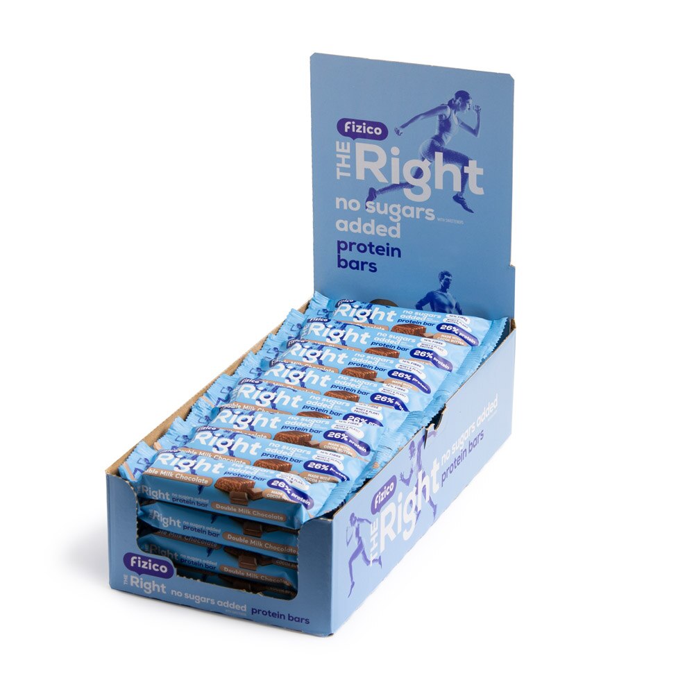 Pachet 21 Batoane proteice, Fizico The Right, ciocolata, fara zaharuri adaugate, 60g