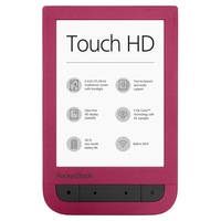 ebook reader pocketbook touch hd 2 afisaj tactil 6quot e ink carta hd 300dpi 8gb led frontlight audio wifi smartlight rosu rubiniu imagen 46_0_
0