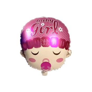 Balon figurina Baby Girl din folie metalizata Balon figurina Baby Girl din folie metalizata