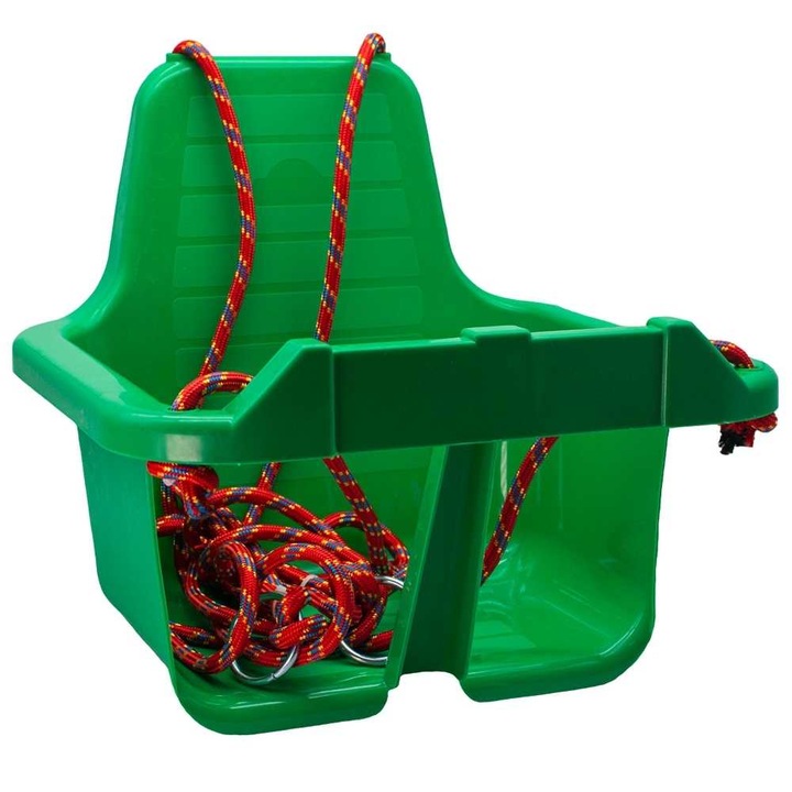 Детска люлка Robentoys, 35x33,5x30 см, Зелен