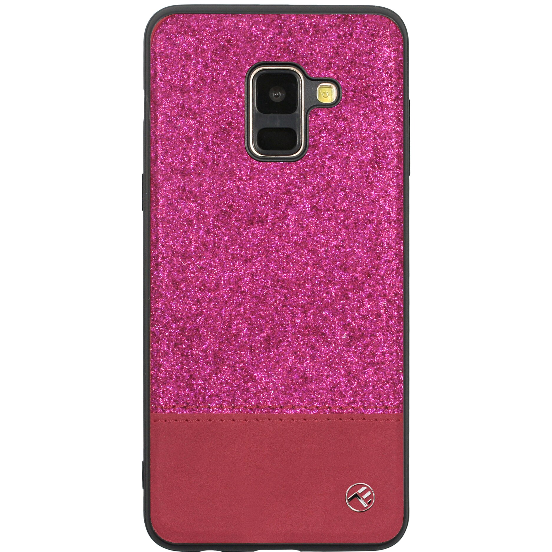 Husa de protectie Tellur Glitter II pentru Samsung Galaxy A8, Roz