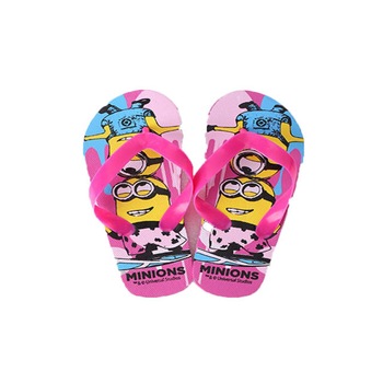 Papuci pentru fete Minions Setino 870-209F, Fucsia, 28 Papuci pentru fete Minions Setino 870-209F, Fucsia, 28