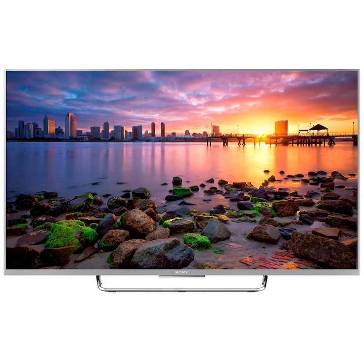 Televizor Smart Android LED Sony Bravia, 139 cm, 55W756C, Full HD, Clasa A+