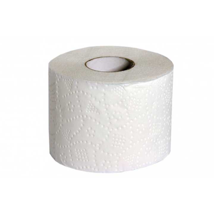SaniTex 17298 MiniToillet WC papír, 40 Tekercs, Cellulóz, Fehér