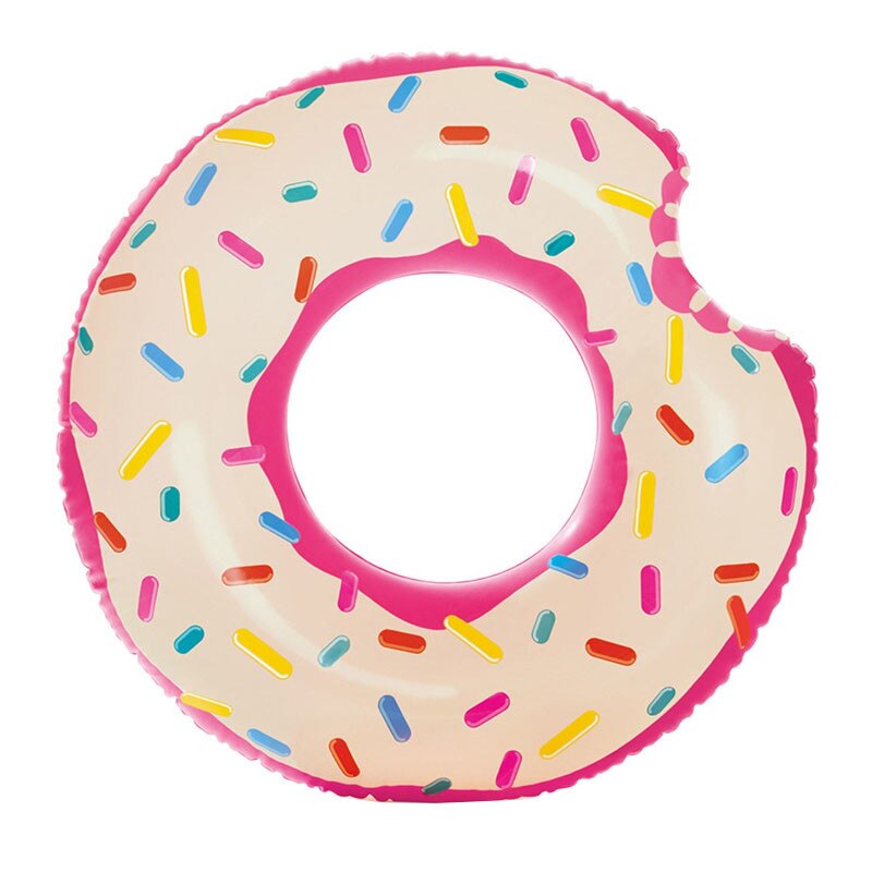 Colac inot Donuts Pink Intex, 107 x 99 cm