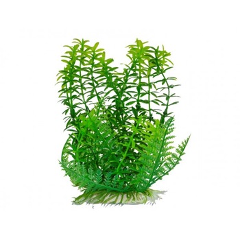 Planta acvariu artificiala Elodeea verde 18cm Planta acvariu artificiala Elodeea verde 18cm