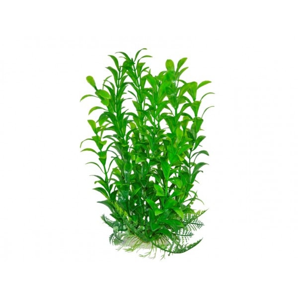 Planta artificiala acvariu 26cm Ludwigia verde