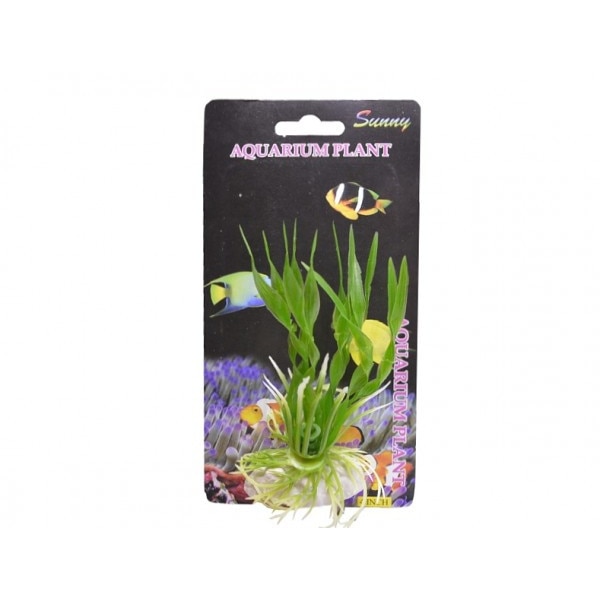 Planta plastic acvariu Vallisneria americana 13 cm